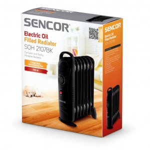 Sencor SOH 2107BK elektromos olajradiátor fekete